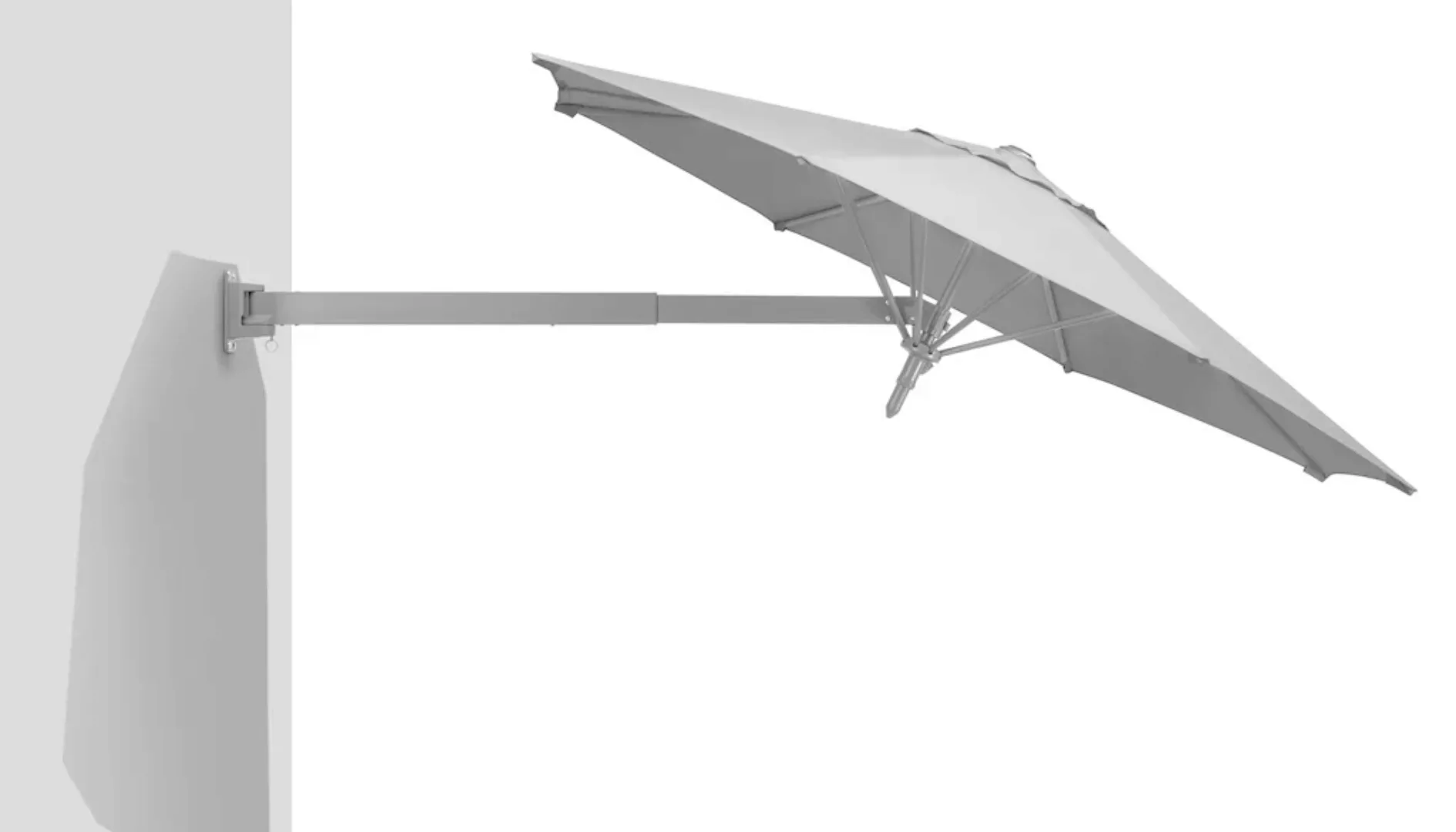 Schneider Schirme Sonnenschirm ""Muro" Wandschirm, Ø 250 cm", hochwertiger günstig online kaufen