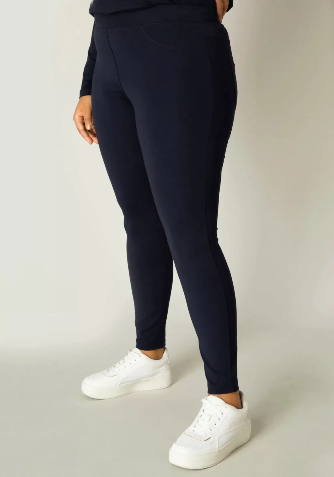 Base Level Curvy Jeggings Arnika mit Badge günstig online kaufen