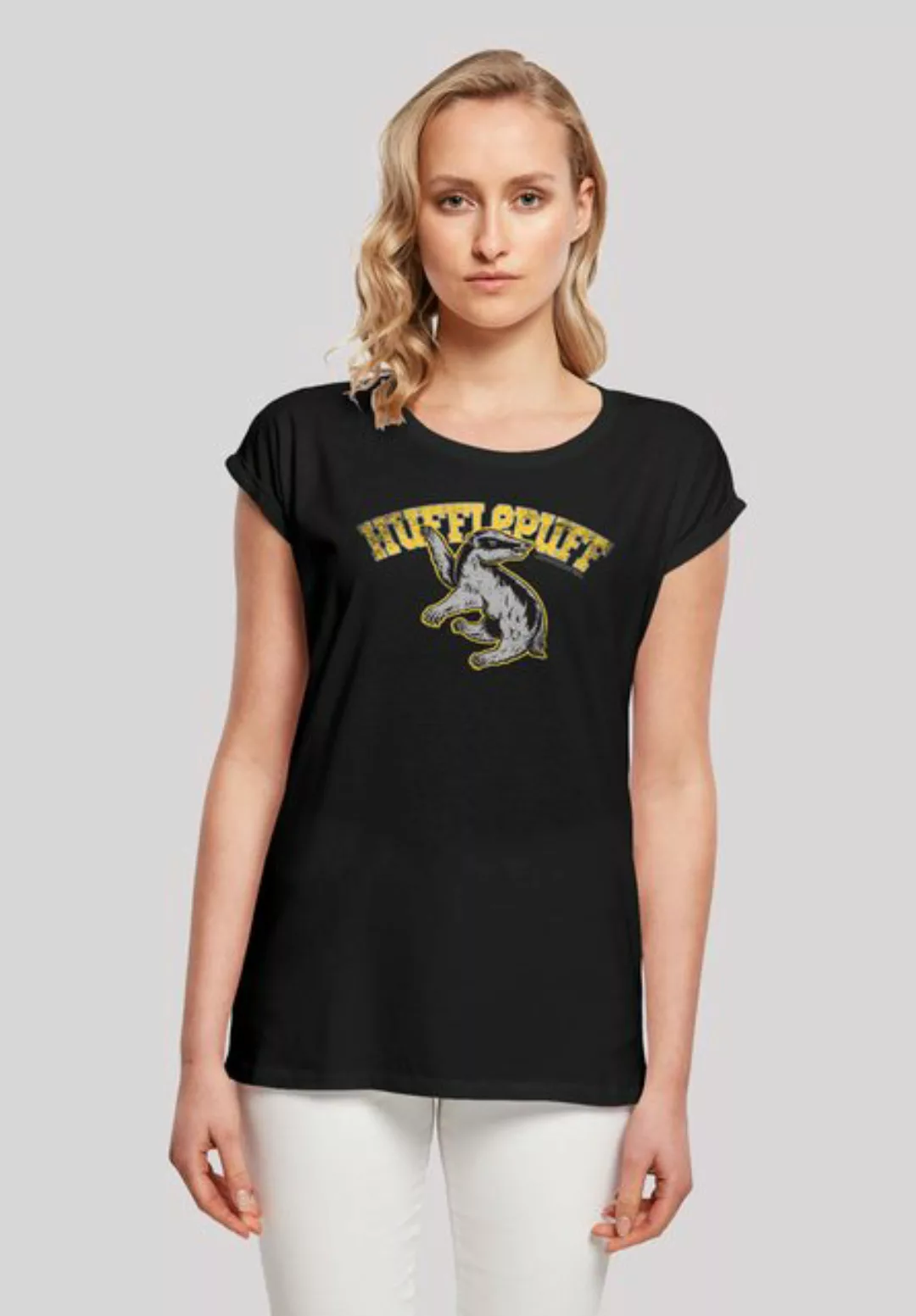 F4NT4STIC T-Shirt Harry Potter Hufflepuff Sport Emblem Print günstig online kaufen