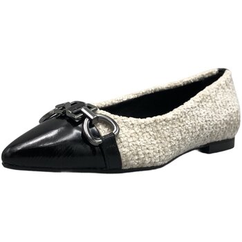 Gianluca Pisati  Ballerinas ALBA GOMMA RICCIO/VETREX BIANCO/NERO günstig online kaufen