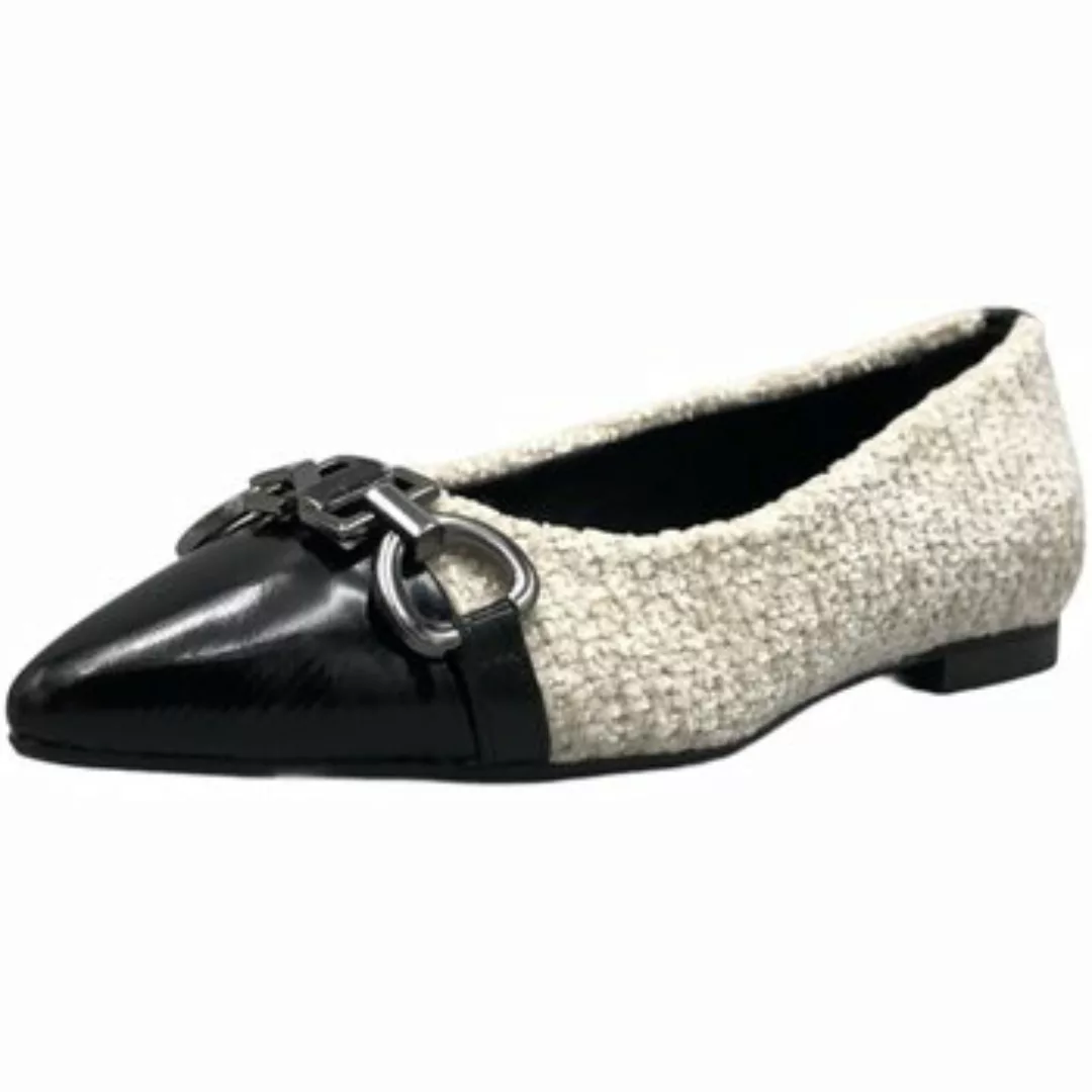 Gianluca Pisati  Ballerinas ALBA GOMMA RICCIO/VETREX BIANCO/NERO günstig online kaufen