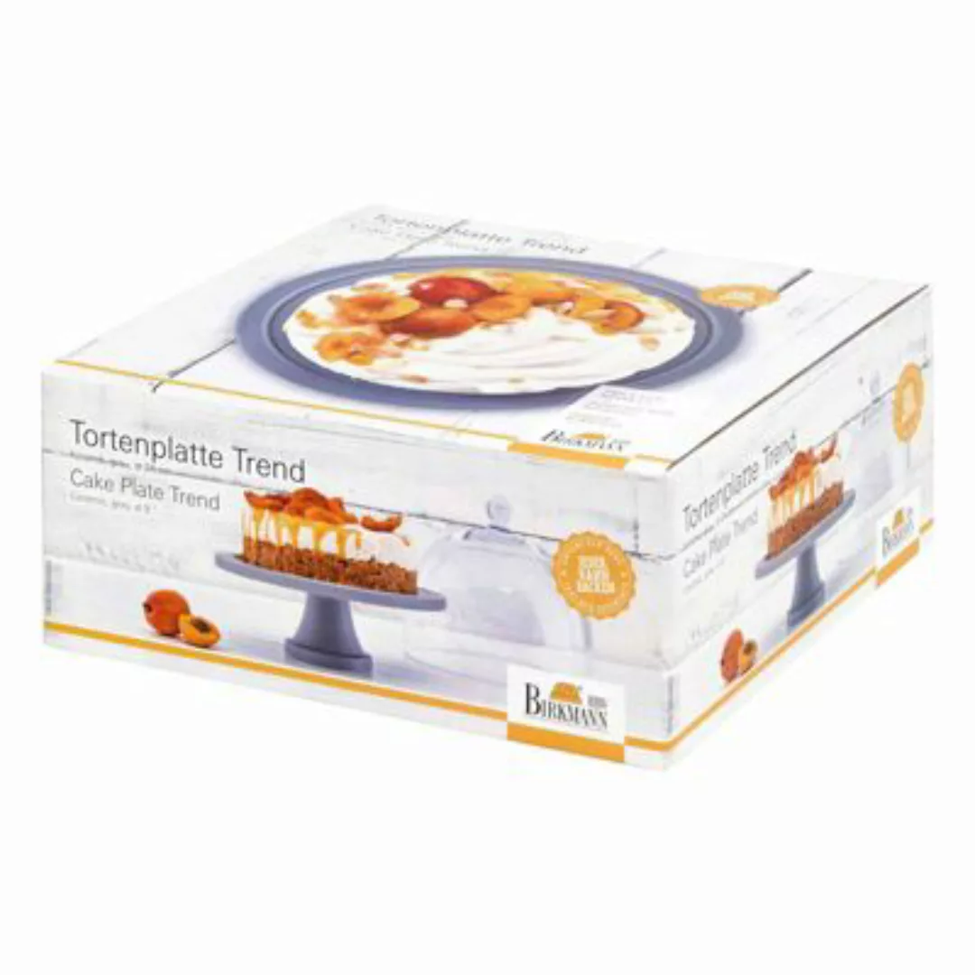 Birkmann Easy Baking Tortenplatte Keramik Ø 24 cm Kuchenplatten grau günstig online kaufen