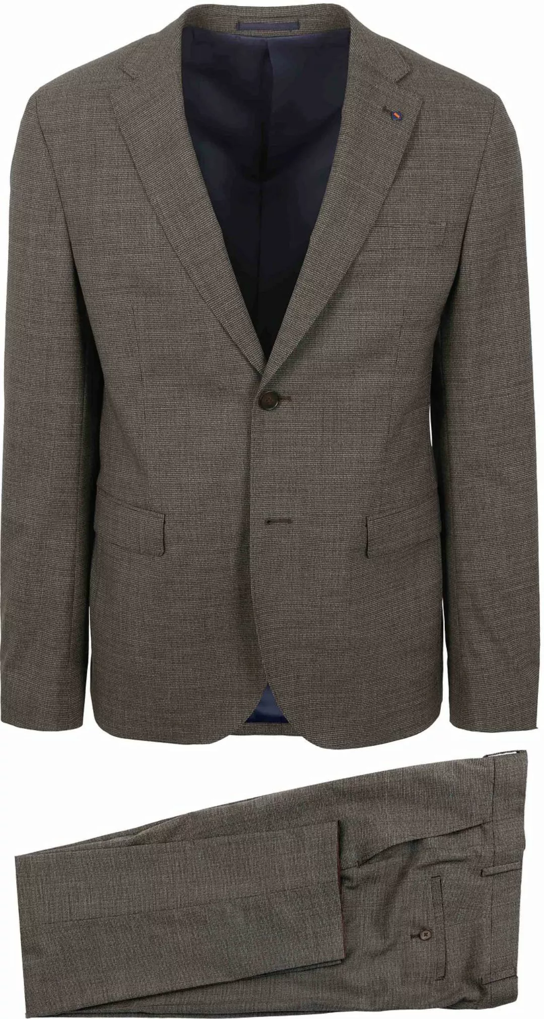 Suitable Strato Pied De Poule Suit Wool Ember Gold - Größe 52 günstig online kaufen