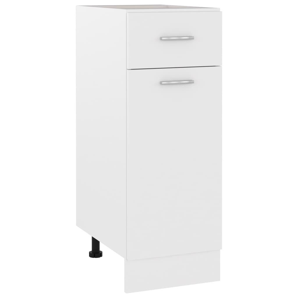 DOTMALL Auszugsunterschrank Schubunterschrank Weiß 30x46x81,5 cm günstig online kaufen