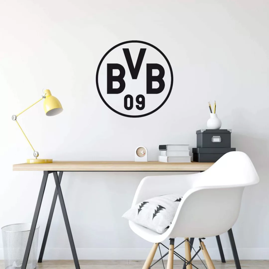 Wall-Art Wandtattoo »BVB Borussia Schriftzug mit Logo«, (1 St.), selbstkleb günstig online kaufen