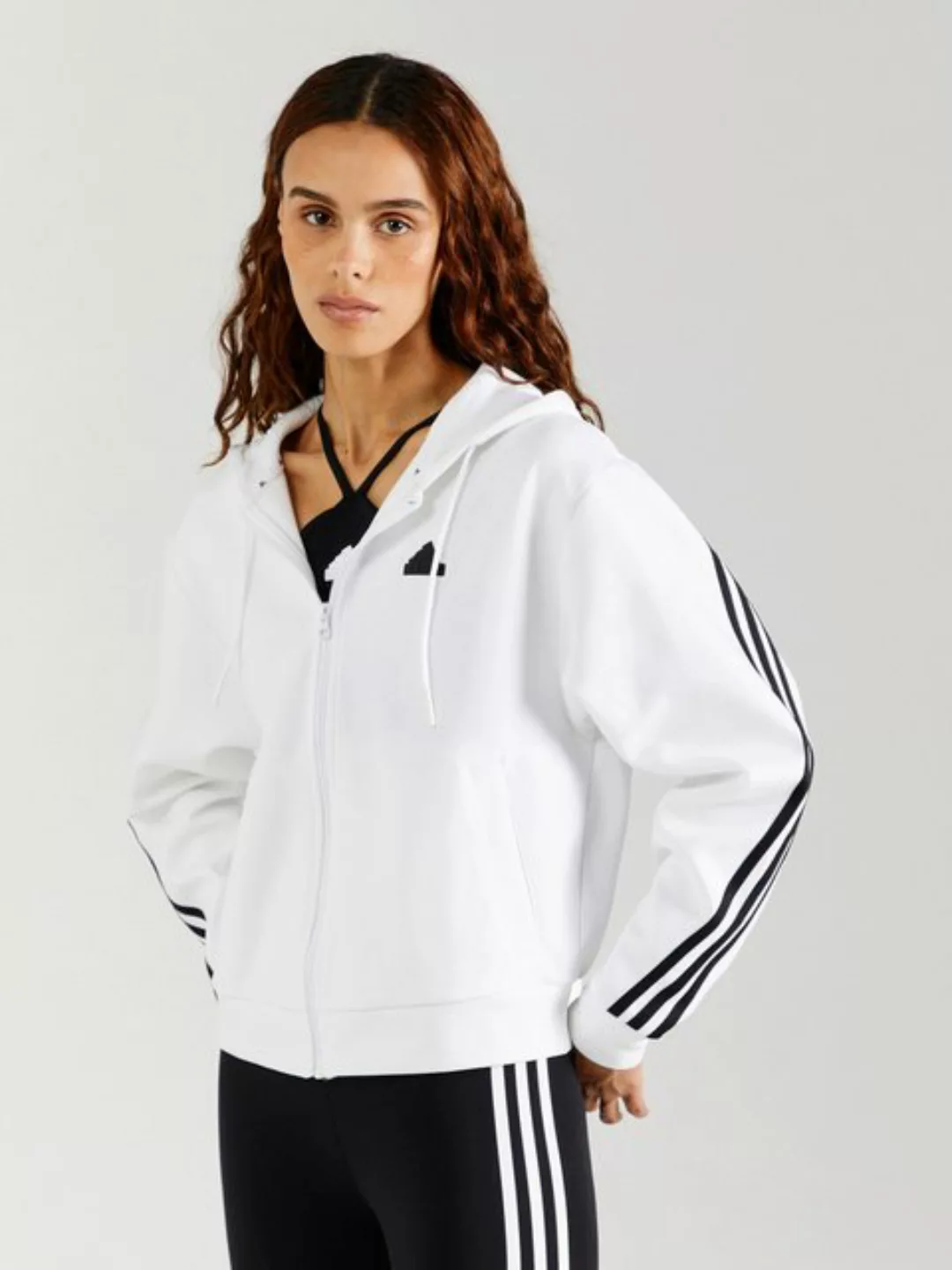 adidas Sportswear Sweatjacke (1-tlg) Seitenstreifen günstig online kaufen