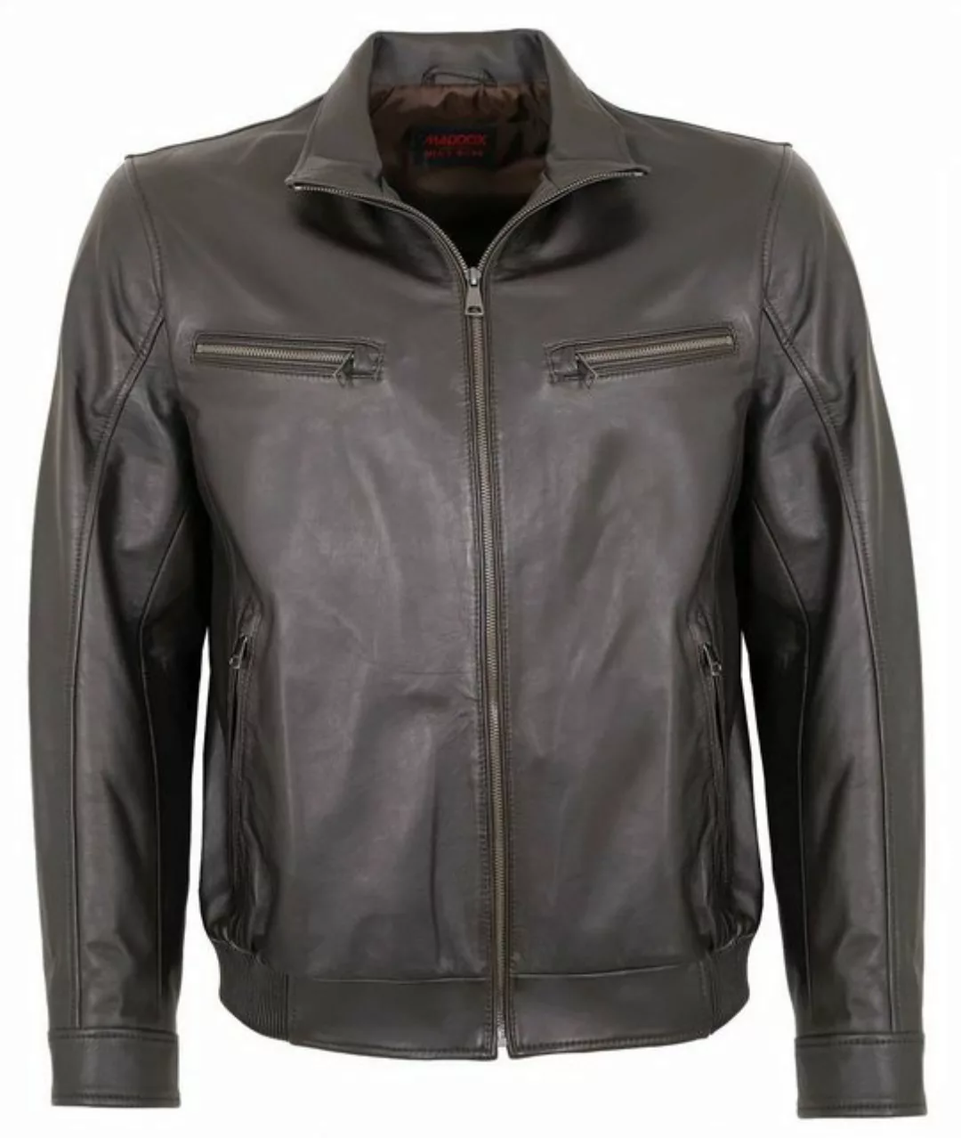 Maddox Lederjacke MAD46 Echtleder Herren Lederjacke Blouson Lammnappa dunke günstig online kaufen