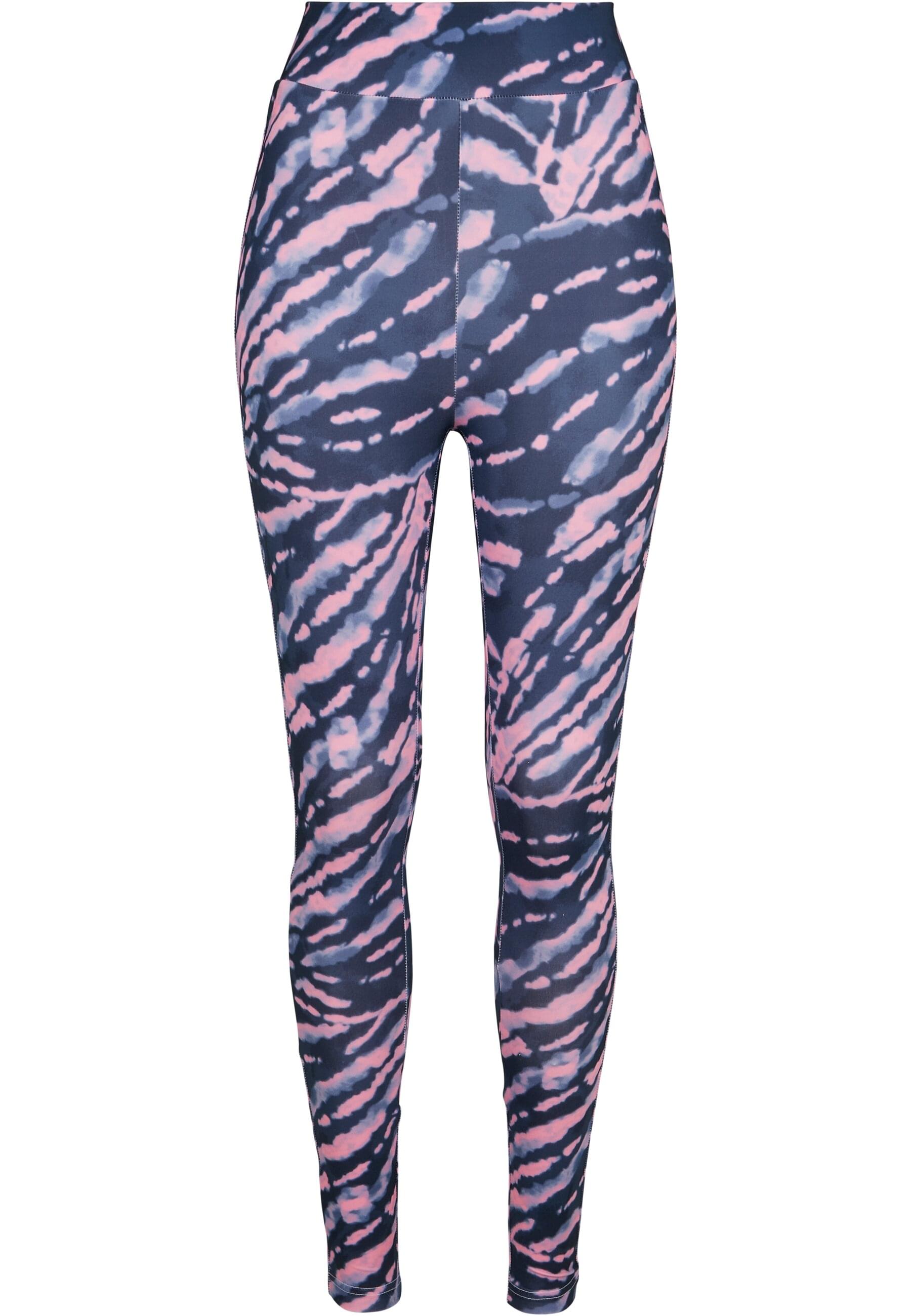 URBAN CLASSICS Leggings "Urban Classics Damen Ladies High Waist Tie Dye Leg günstig online kaufen