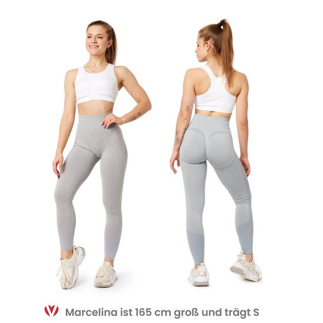 Bellivalini Leggings Damen High Waist Push Up Scrunch BLV50-255 (1-tlg) fig günstig online kaufen