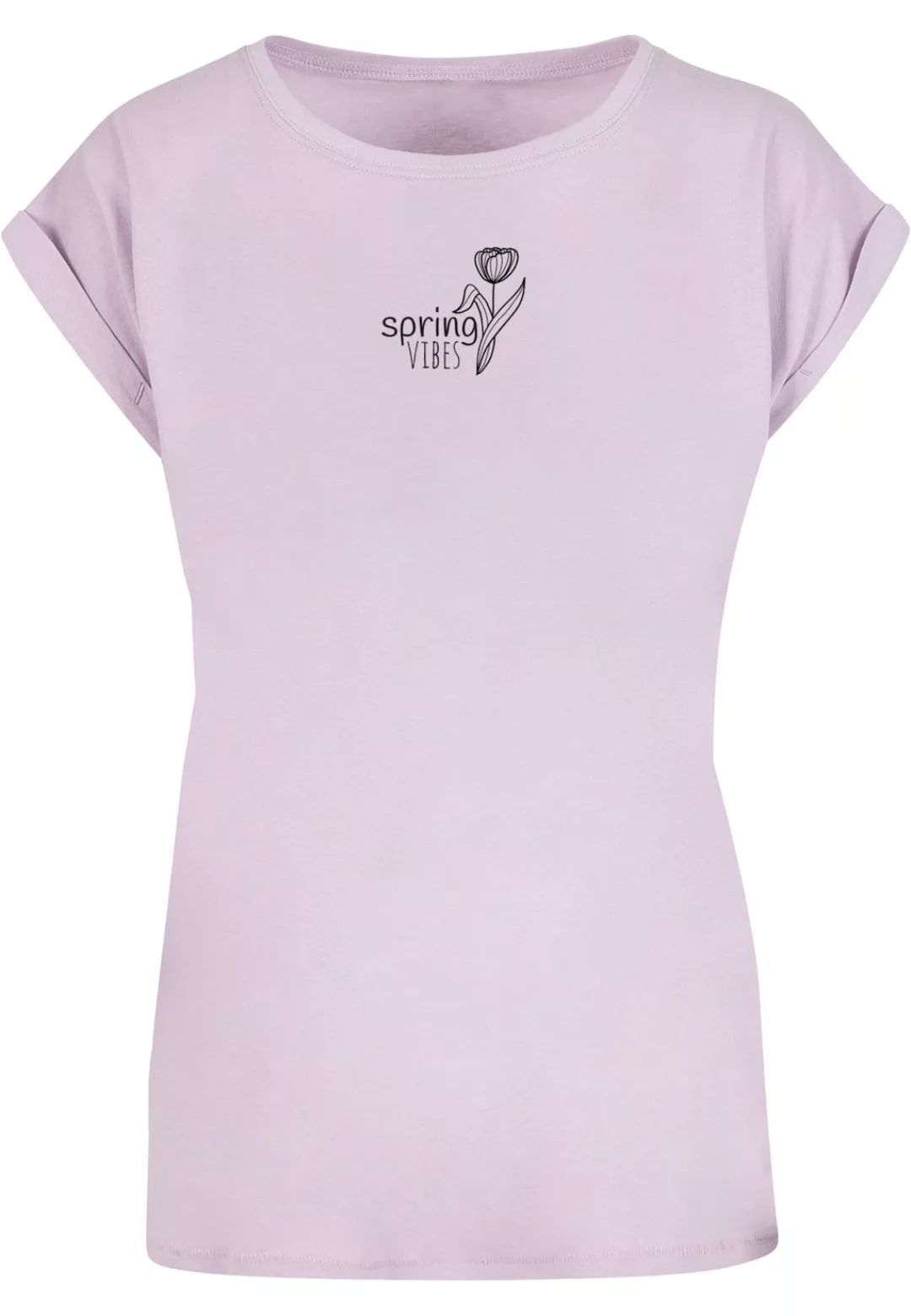 Merchcode T-Shirt "Merchcode Damen Ladies Spring - Vibes T-Shirt" günstig online kaufen