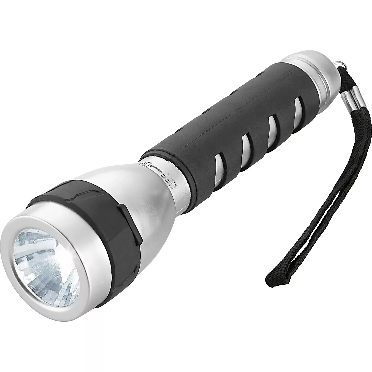 LED Taschenlampe Schwarz-Silber günstig online kaufen