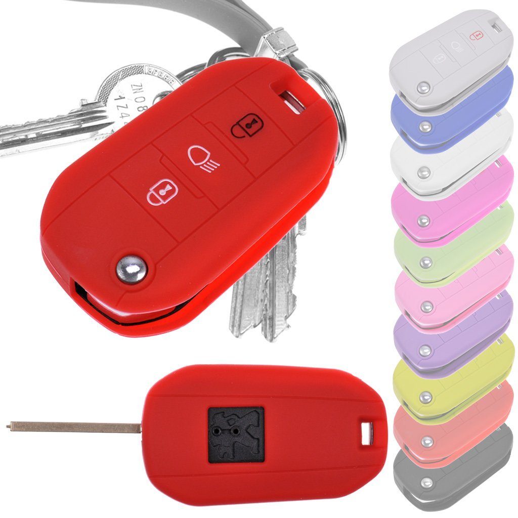 mt-key Schlüsseltasche Autoschlüssel Softcase Silikon Schutzhülle günstig online kaufen