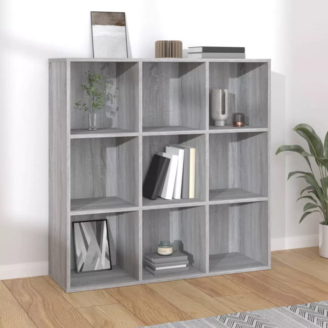 Vidaxl Bücherschrank Grau Sonoma 98x30x98 Cm günstig online kaufen