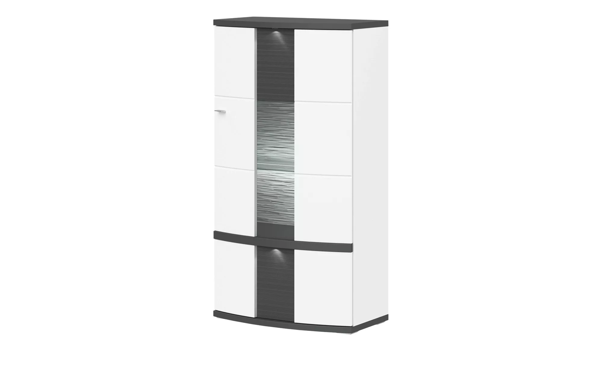 uno Highboard   Gabbro ¦ weiß ¦ Maße (cm): B: 75 H: 142 T: 42.0 Kommoden & günstig online kaufen