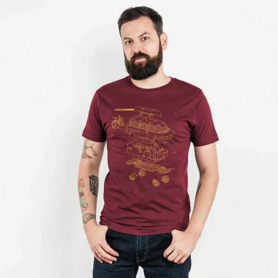 Julius Muschalek - Vanlife T4 - Mens Low Carbon Organic Cotton T-shirt günstig online kaufen