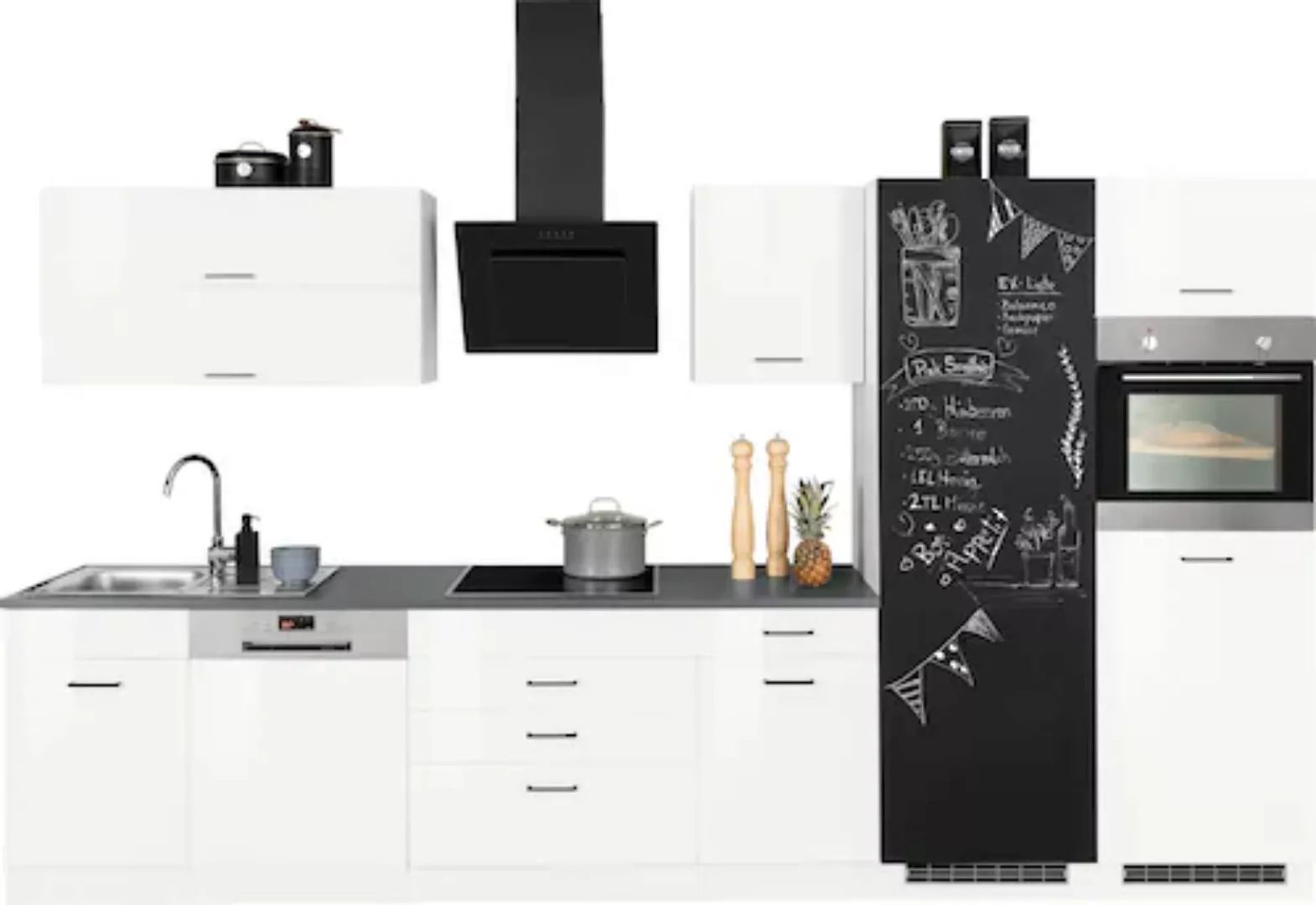 KOCHSTATION Küchenzeile »KS-Trier«, ohne E-Geräte, Breite 360 cm günstig online kaufen