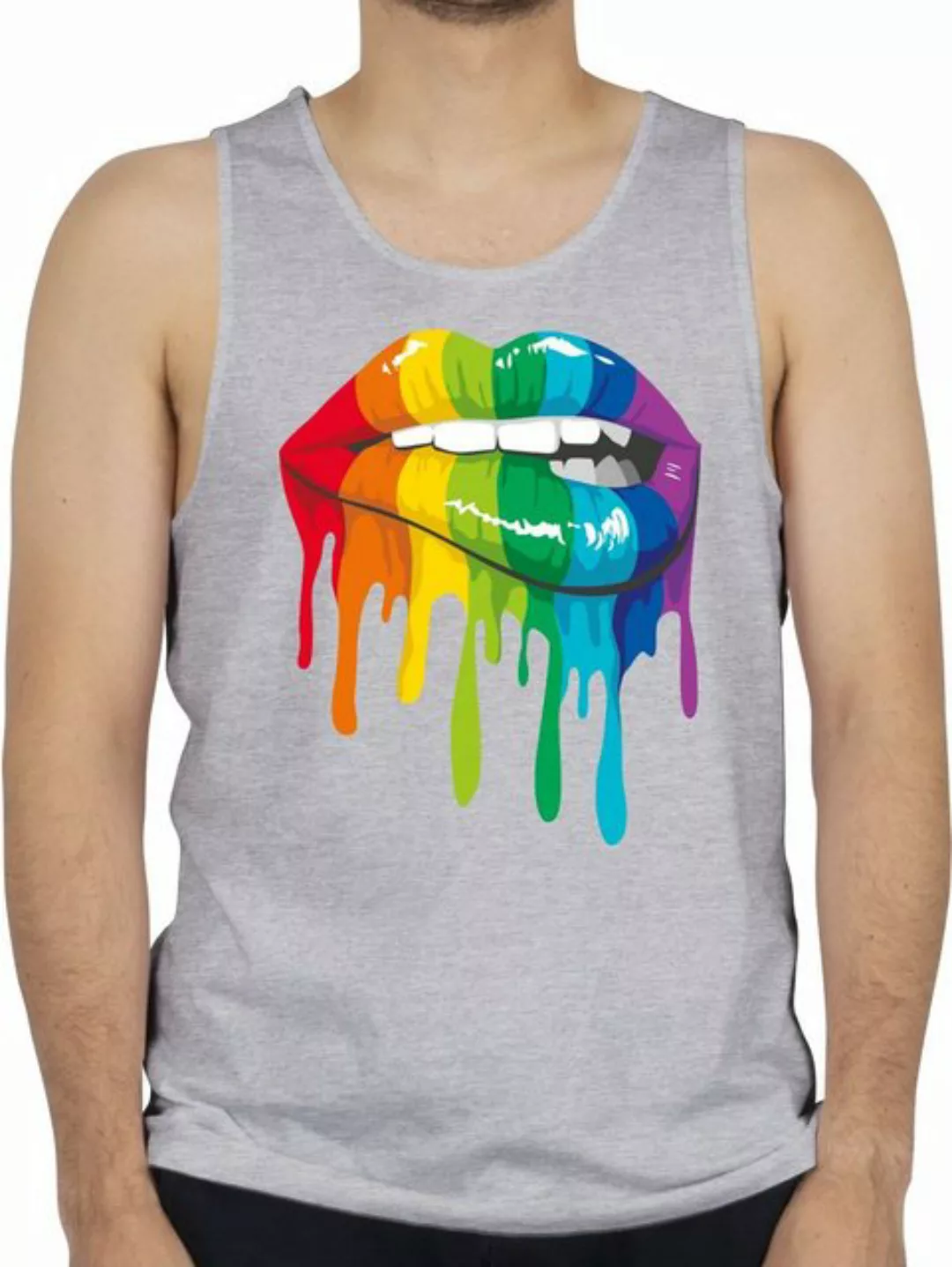 Shirtracer Tanktop Lippen LGBT & LGBTQ LGBT Kleidung günstig online kaufen