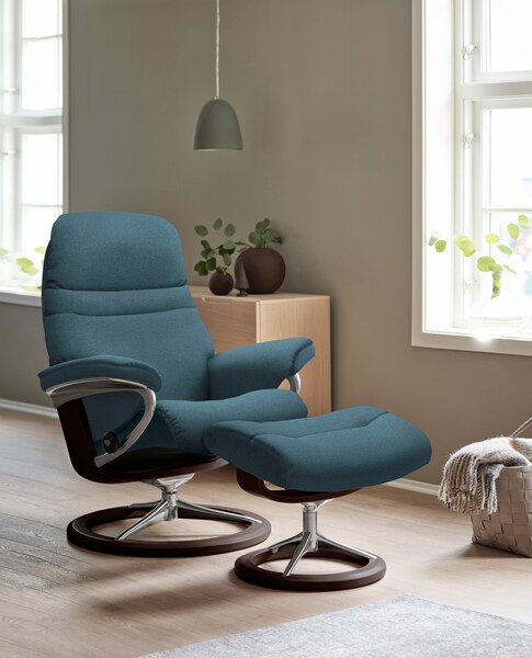 Stressless Relaxsessel "Sunrise", mit Signature Base, Größe M, Gestell Brau günstig online kaufen