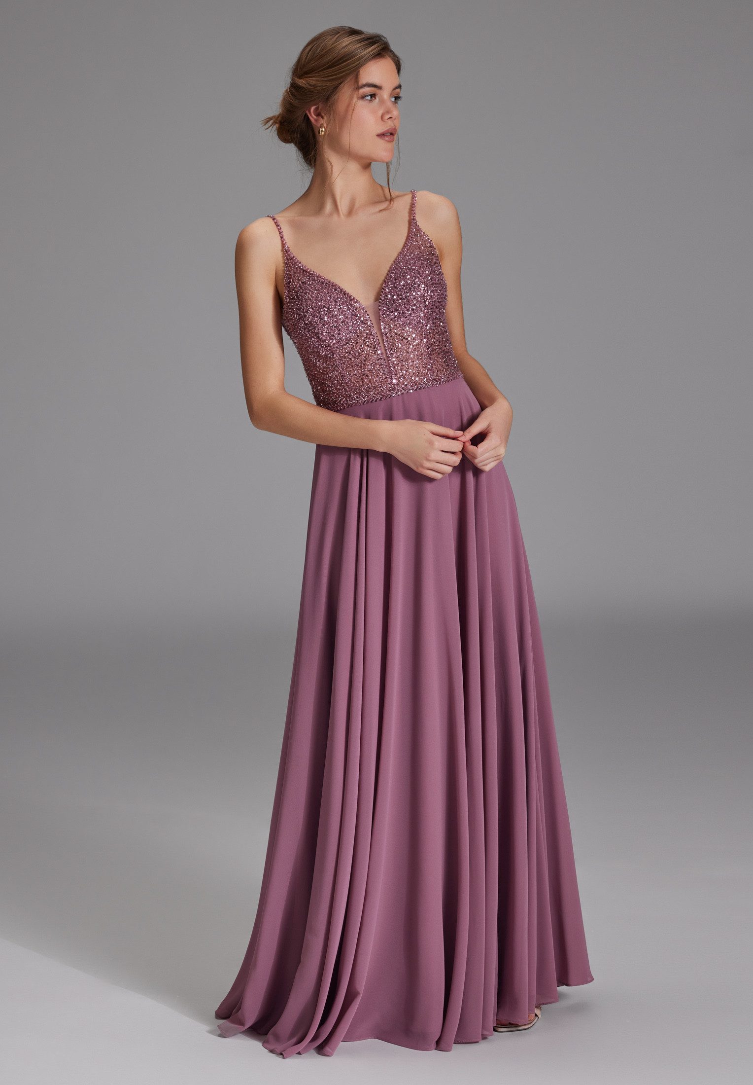 hey kyla Abendkleid Taillierter Schnitt mit günstig online kaufen