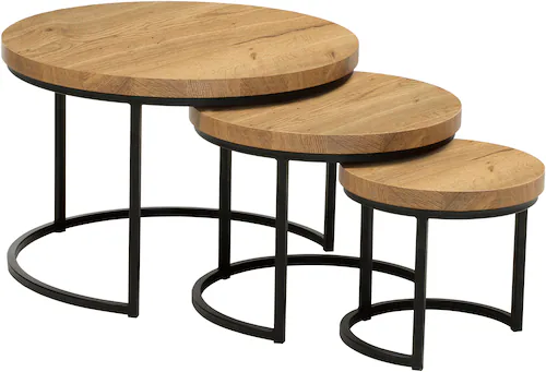 OMG Design Couchtisch "Hugo", (3 St.), im 3er Set, variabel stellbar günstig online kaufen