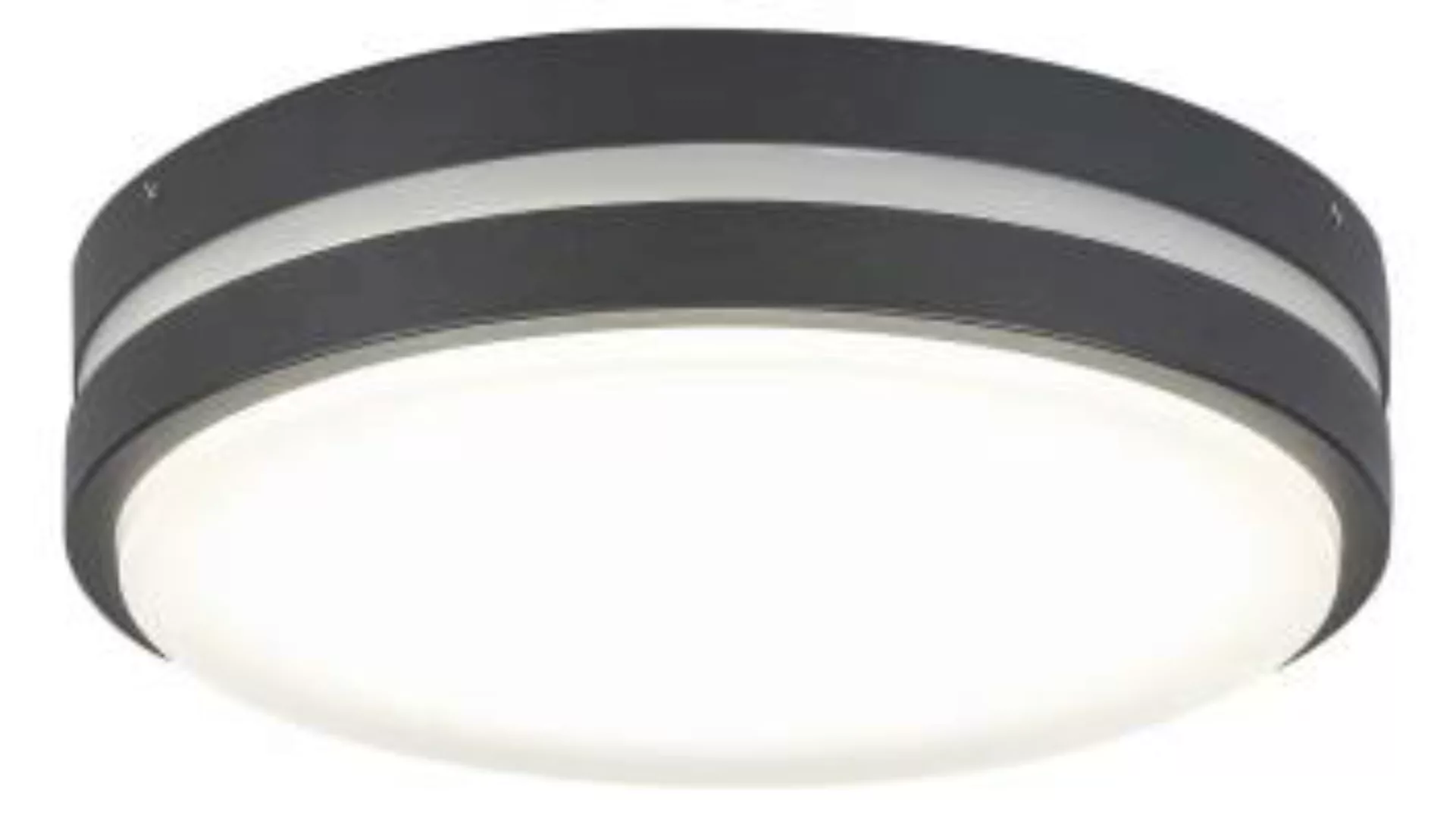 Runde LED Deckenlampe Außen Metall Ø20cm IP44 Hof günstig online kaufen