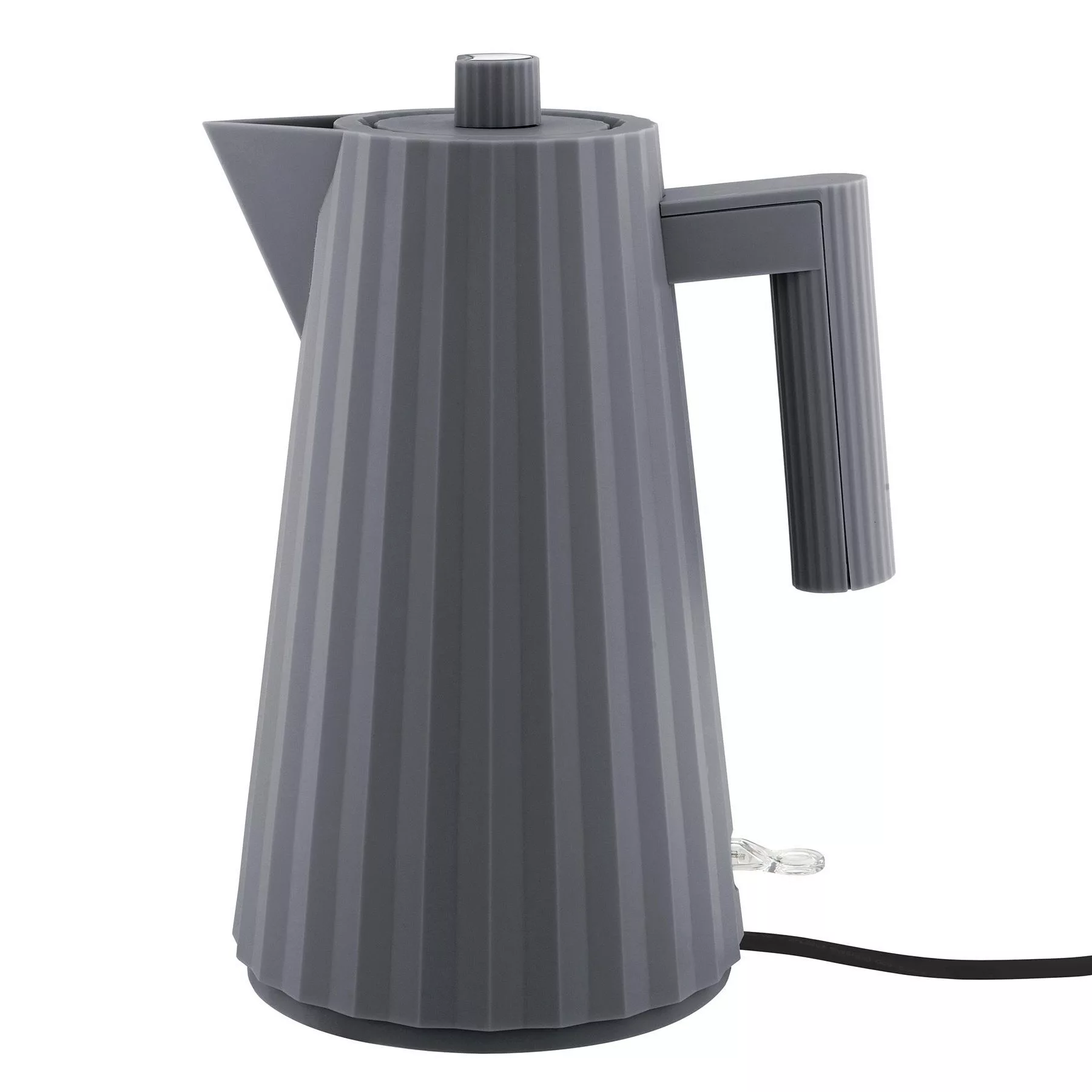 Alessi - Plissé Elektrischer Wasserkocher 170cl - grau/LxBxH 21x16x29cm/170 günstig online kaufen