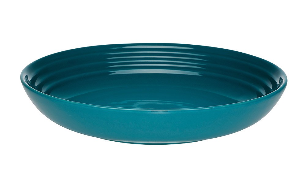 Le Creuset Suppenteller Steinzeug Deep Teal Petrol 22cm günstig online kaufen