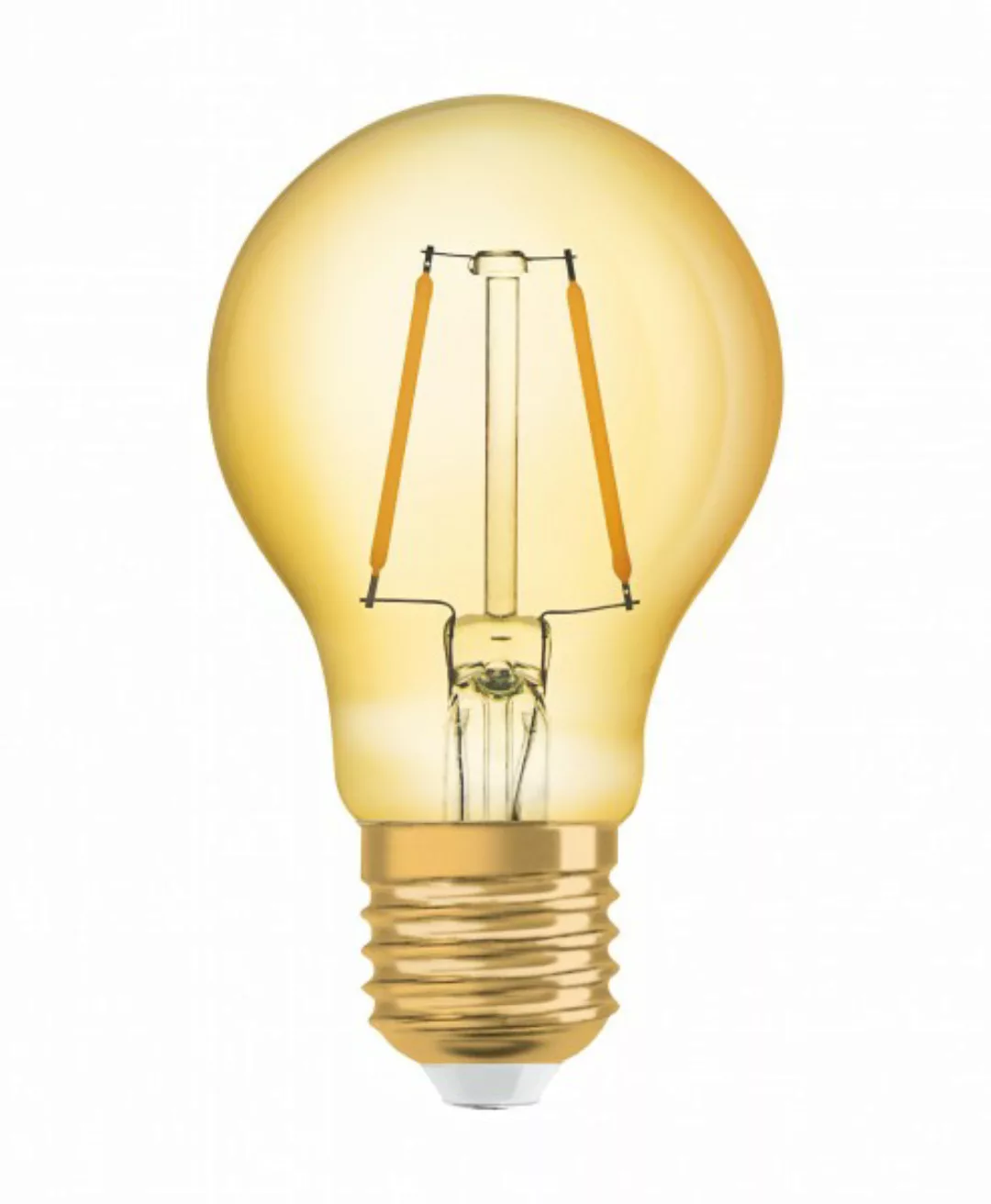 OSRAM LED VINTAGE 1906 CLASSIC A 22 FS Warmweiß Filament Gold E27 Glühlampe günstig online kaufen