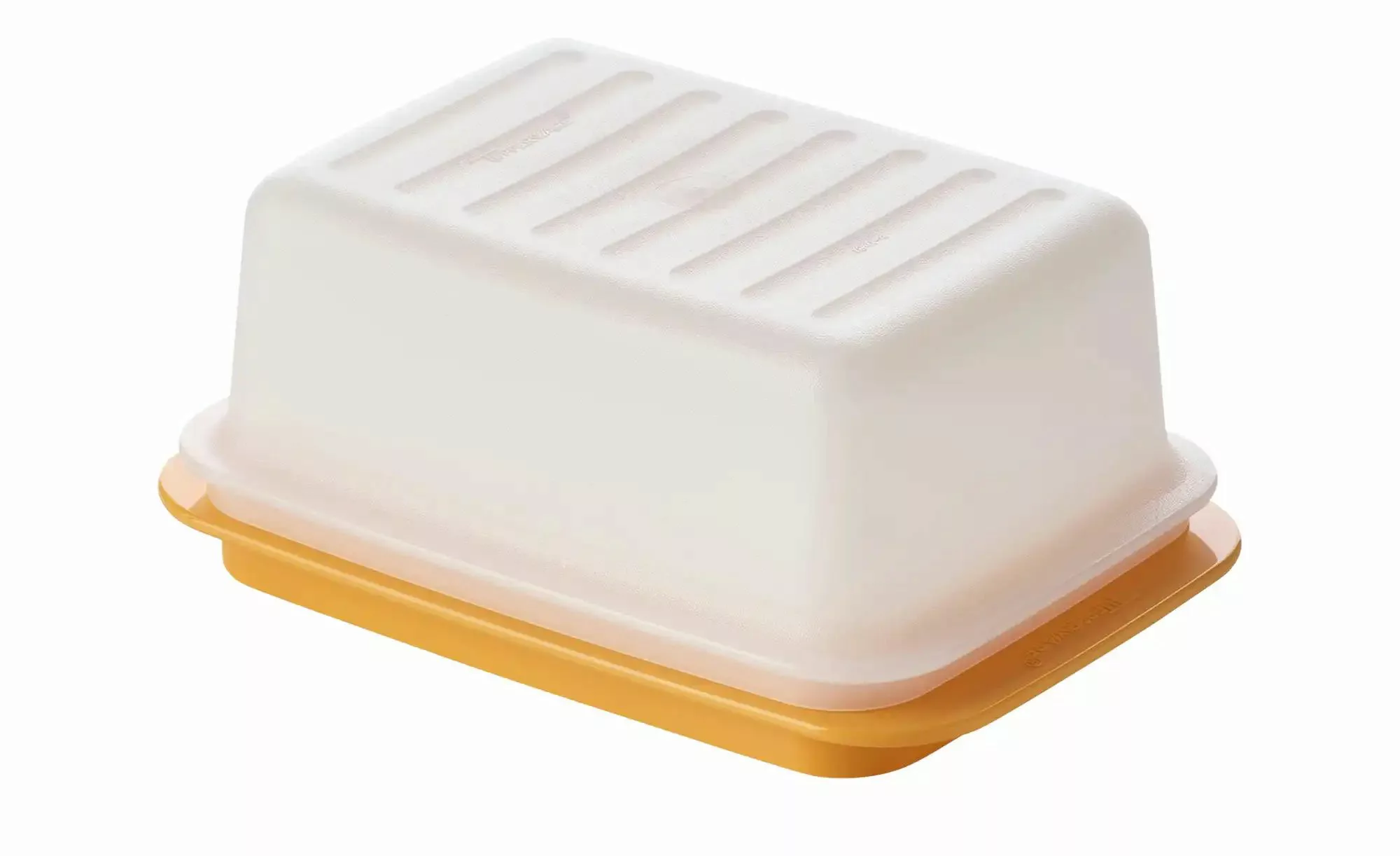 Tupperware Butterdose ¦ orange ¦ Kunststoff ¦ Maße (cm): B: 11 H: 7 T: 16,5 günstig online kaufen