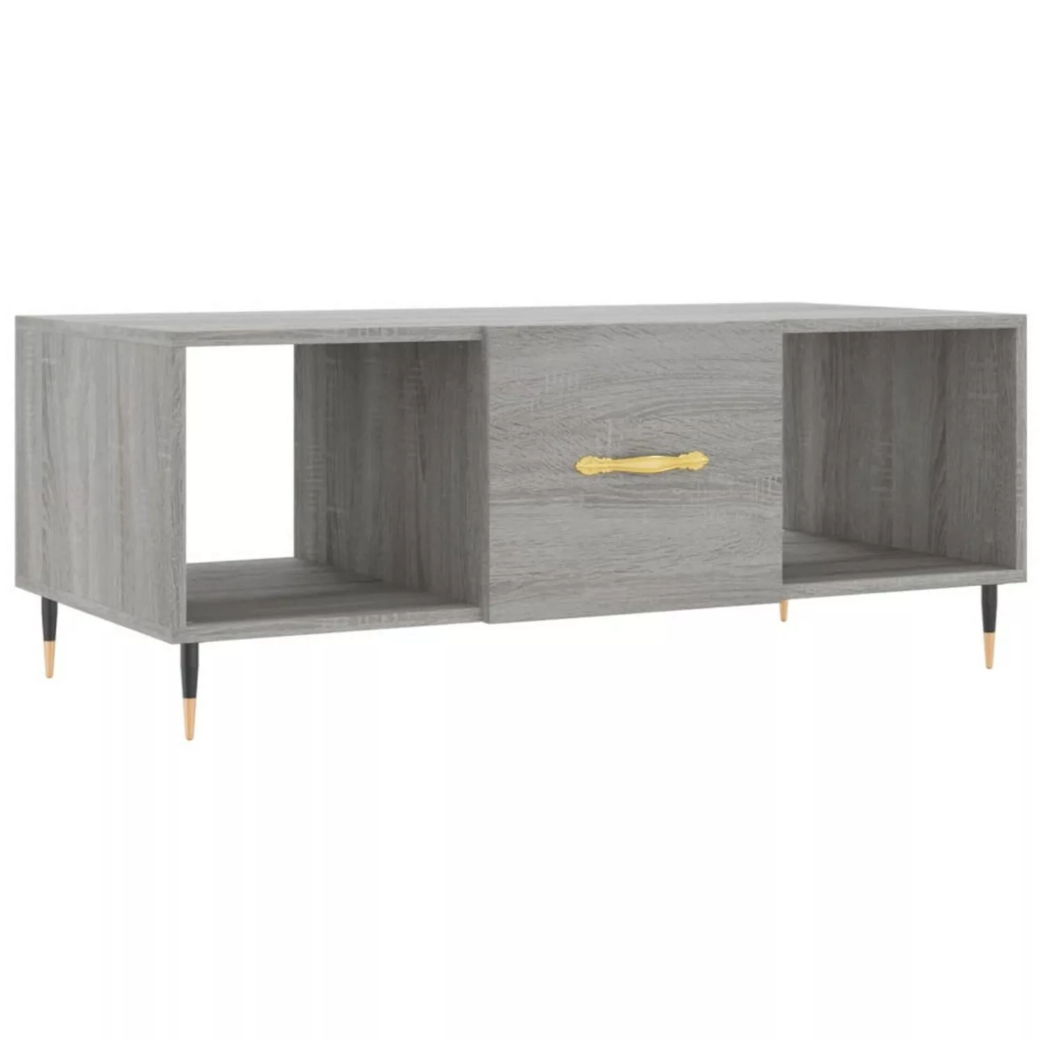 vidaXL Couchtisch Grau Sonoma 102x50x40 cm Holzwerkstoff Modell 3 günstig online kaufen