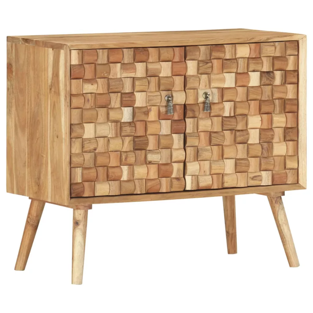 Sideboard 75 X 35 X 65 Cm Massivholz Akazie günstig online kaufen