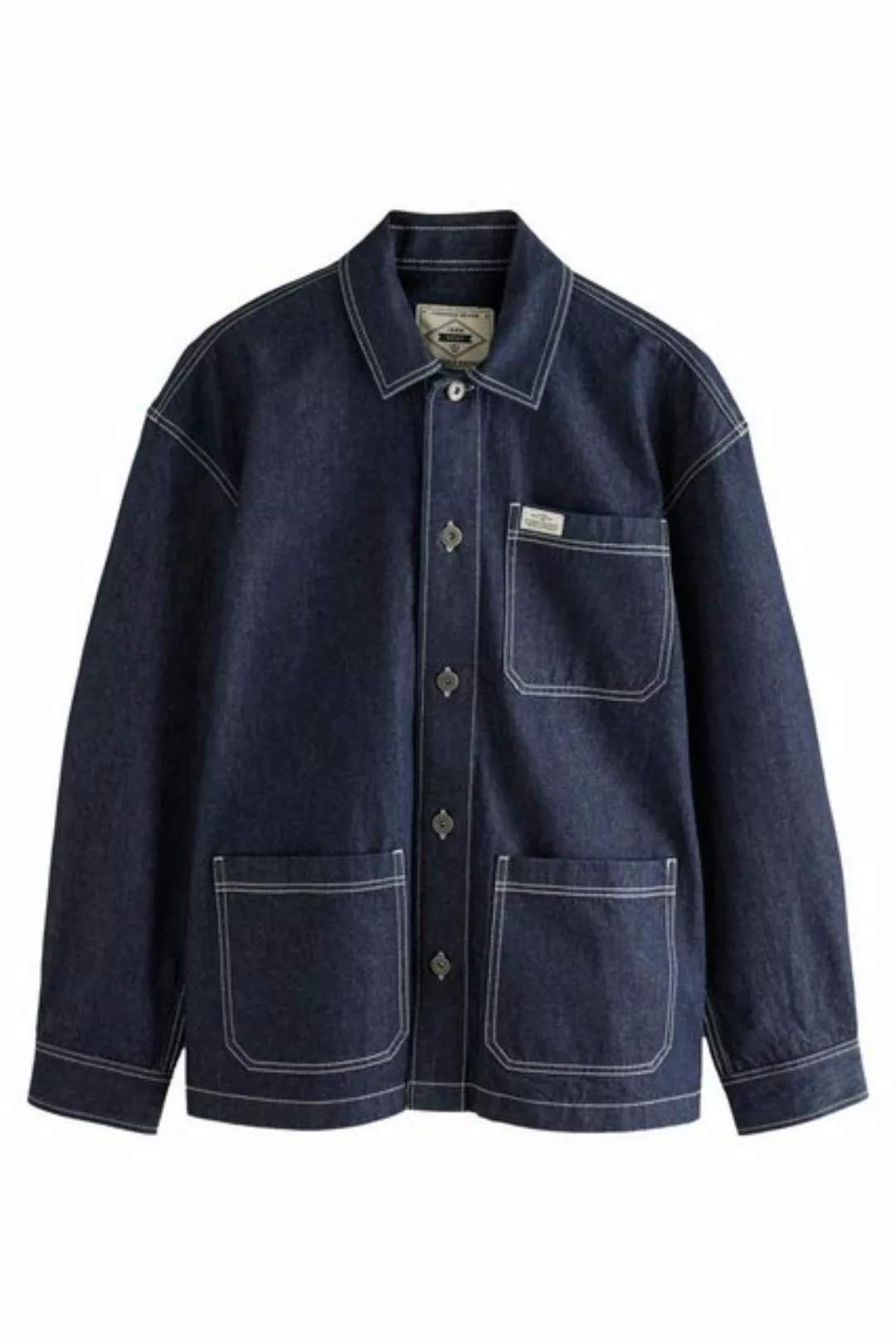 Next Hemdjacke Jeans-Hemdjacke Overshirt 100 % Baumwolle (1-St) günstig online kaufen