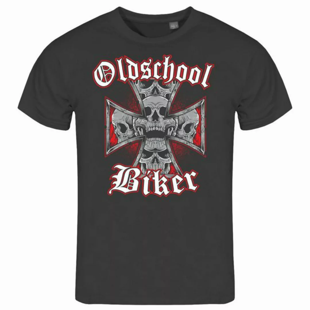 deinshirt Print-Shirt Herren T-Shirt Old School Biker Funshirt mit Motiv günstig online kaufen