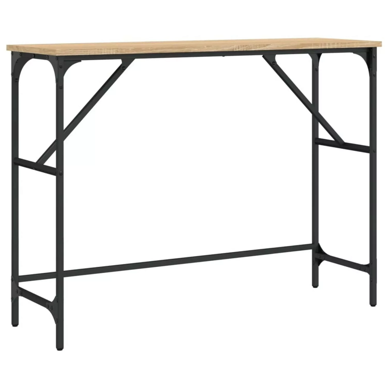 vidaXL Konsolentisch Sonoma-Eiche 100x32x75 cm Holzwerkstoff Modell 1 günstig online kaufen