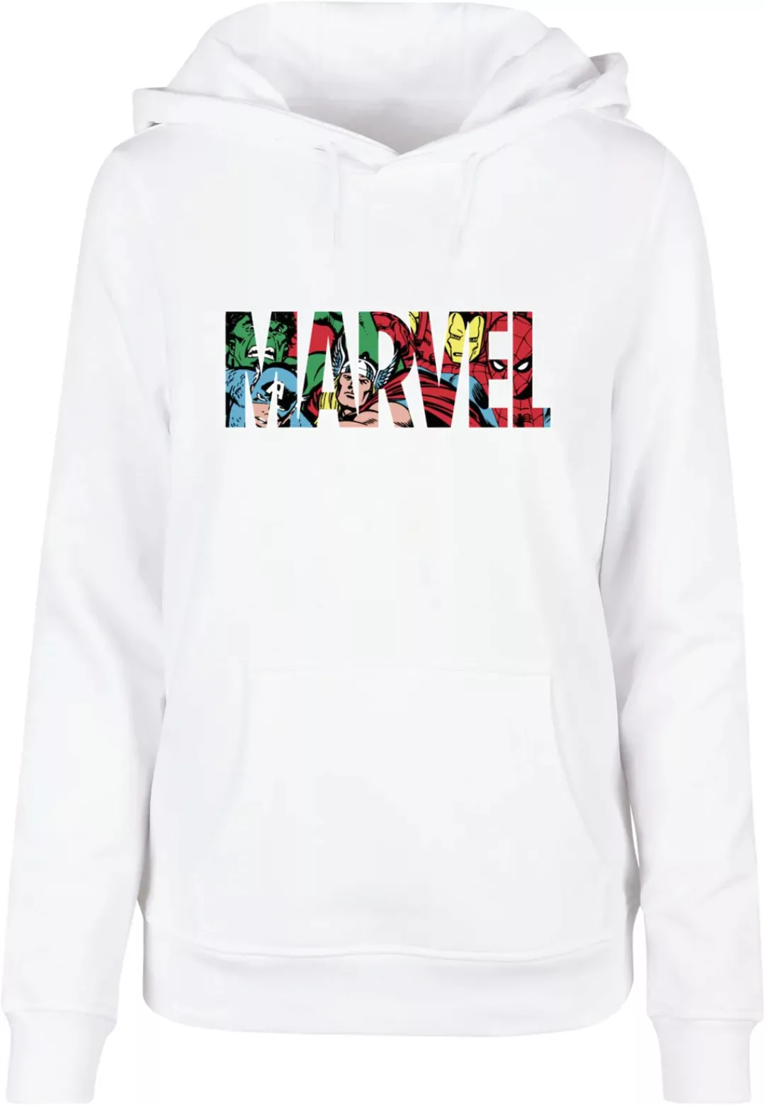 ABSOLUTE CULT Kapuzenpullover "ABSOLUTE CULT Damen Ladies Marvel Logo Chara günstig online kaufen