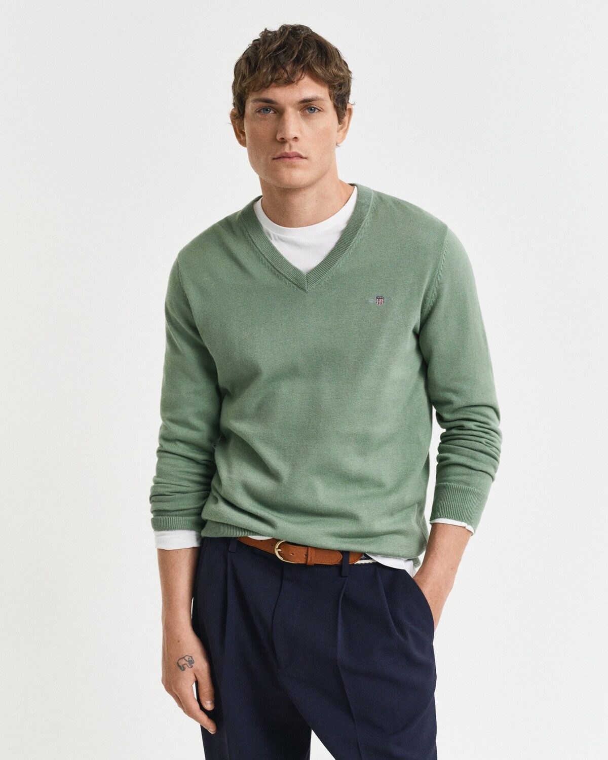 Gant Strickpullover V-Pullover günstig online kaufen