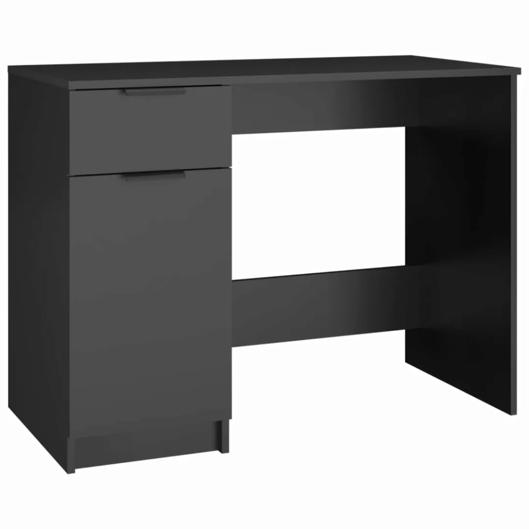 Vidaxl Schreibtisch Schwarz 100x50x75 Cm Holzwerkstoff günstig online kaufen