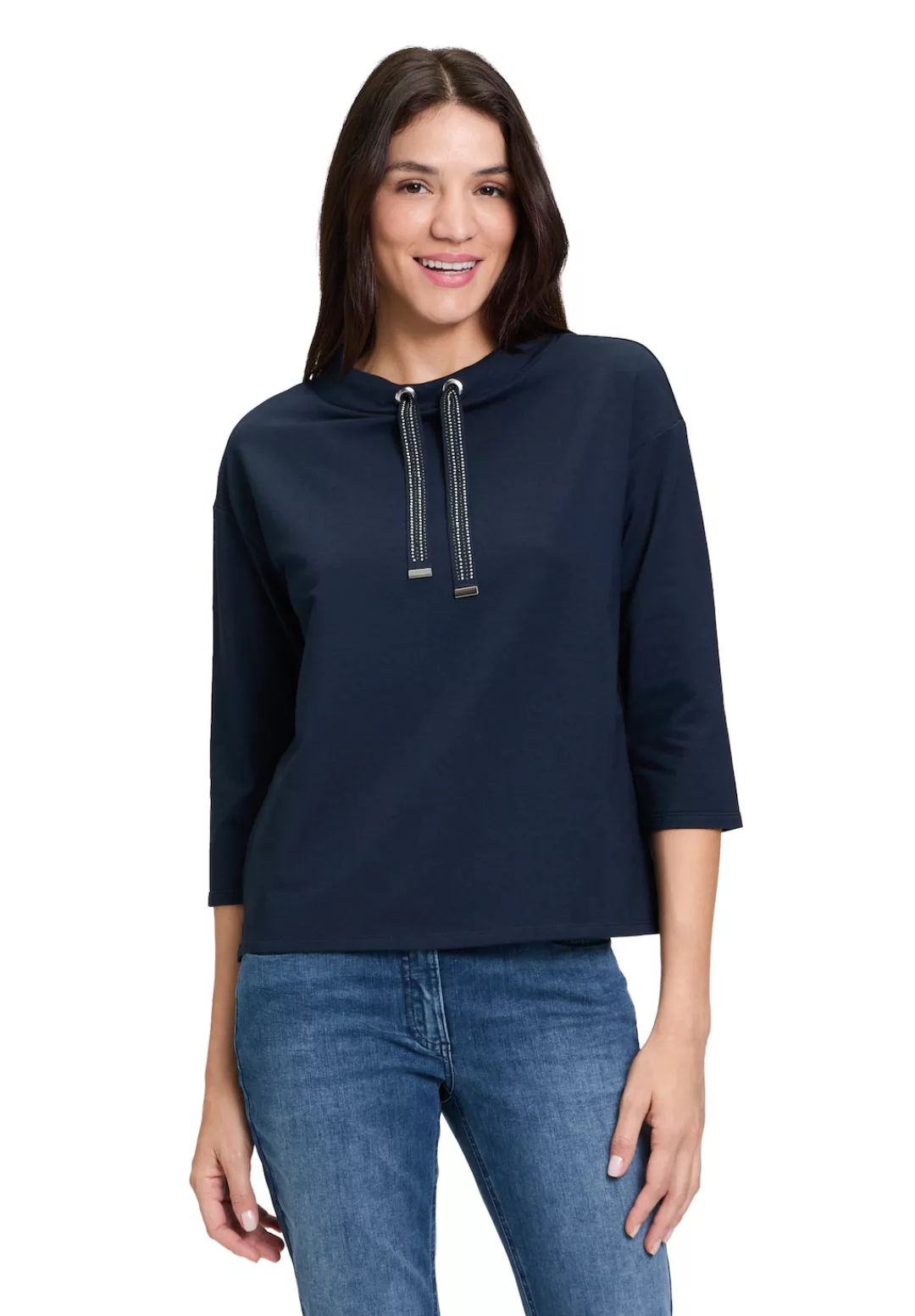 Betty Barclay Sweatshirt "Betty Barclay Sweatshirt mit hohem Kragen", Glitz günstig online kaufen