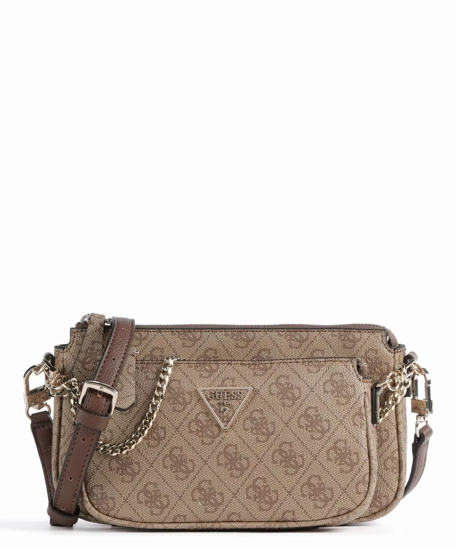 Guess Umhängetasche NOELLE DBL POUCH Latte günstig online kaufen