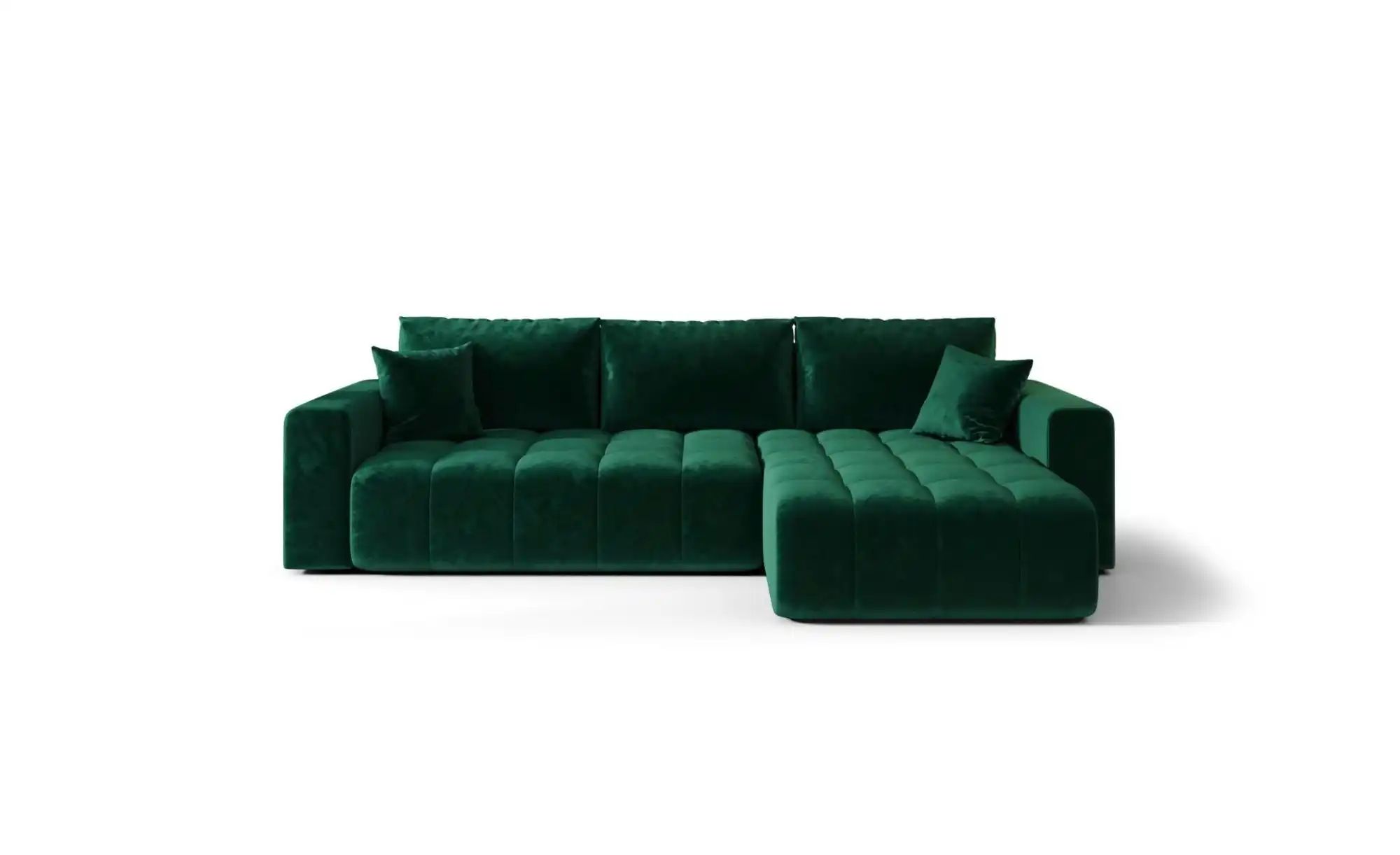 Ecksofa Milo ¦ grün ¦ Maße (cm): B: 280 H: 85 Polstermöbel > Sofas > Eckso günstig online kaufen