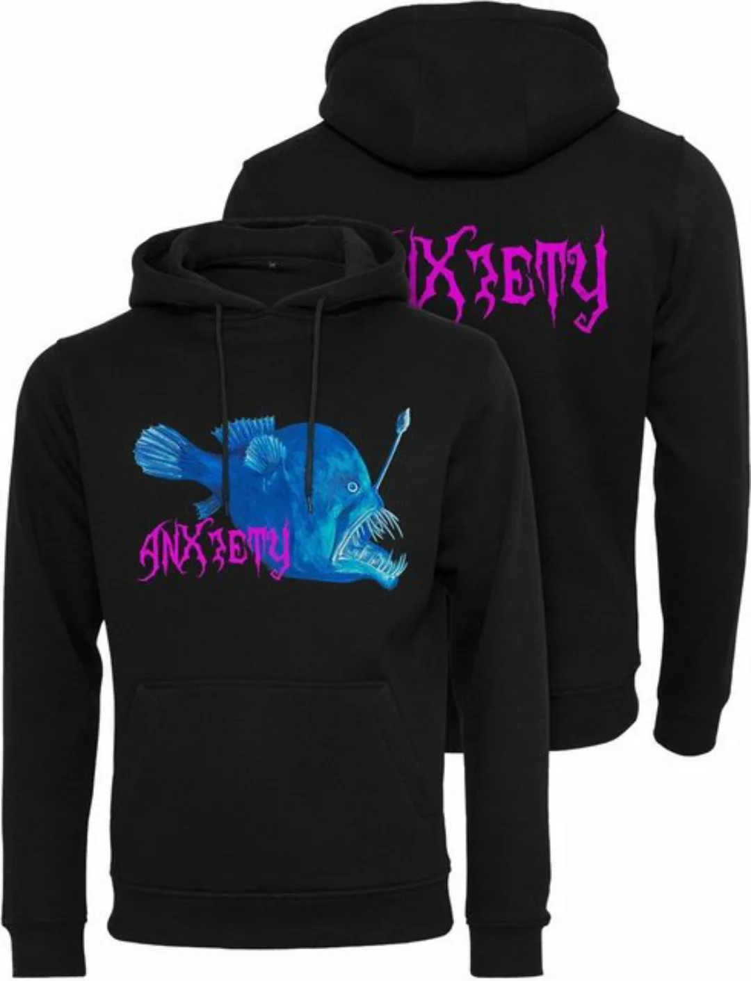 MisterTee Sweater "Herren Anxiety Hoody", (1 tlg.) günstig online kaufen
