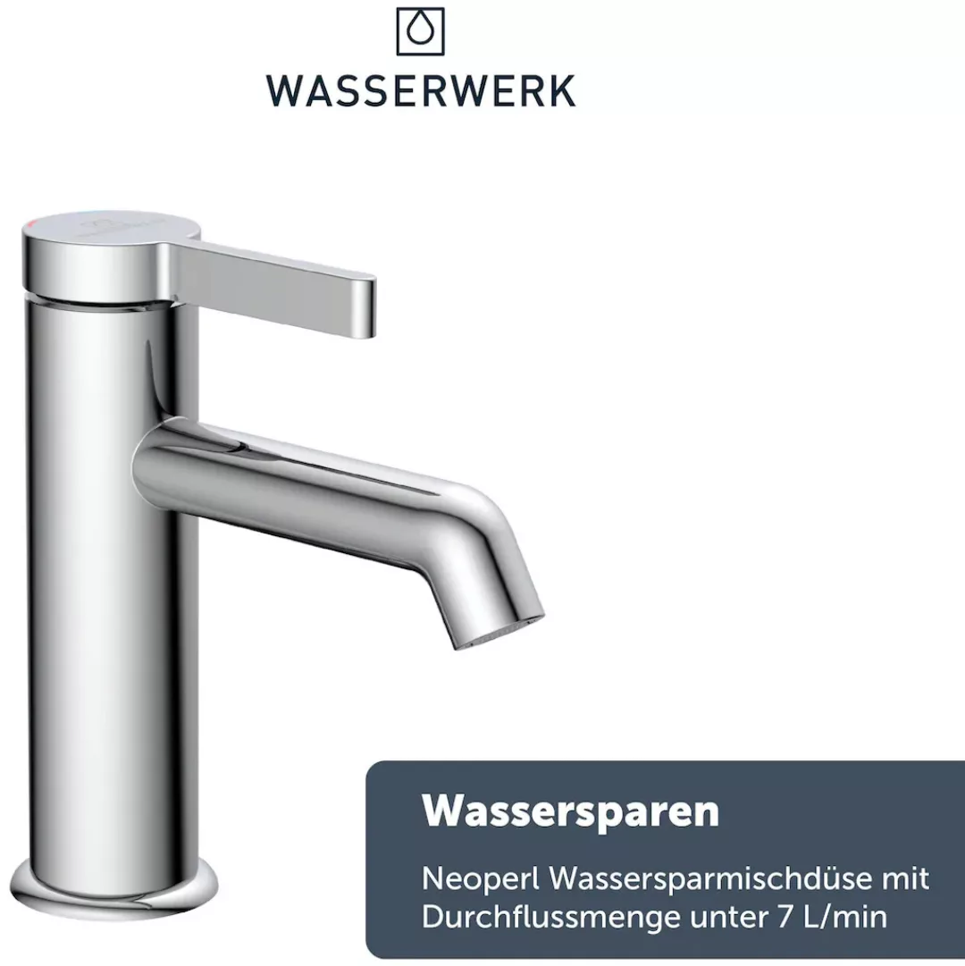 WASSERWERK Waschtischarmatur »WT 11«, inkl. Popup, wassersparend günstig online kaufen