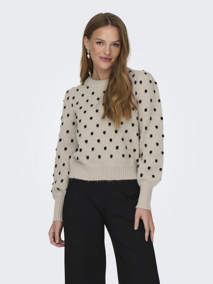 JACQUELINE de YONG Strickpullover Strickpullover Puffärmel Lange Bündchen R günstig online kaufen