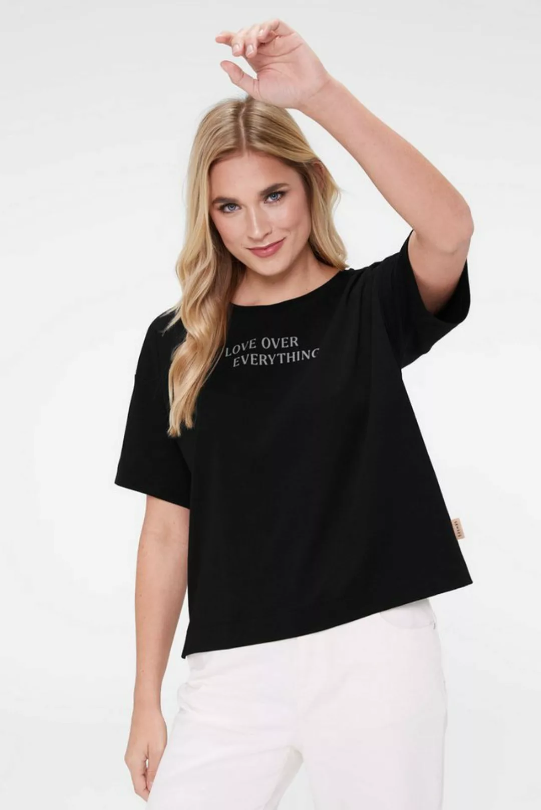 SENSES.THE LABLE Rundhalsshirt, aus Baumwolle günstig online kaufen