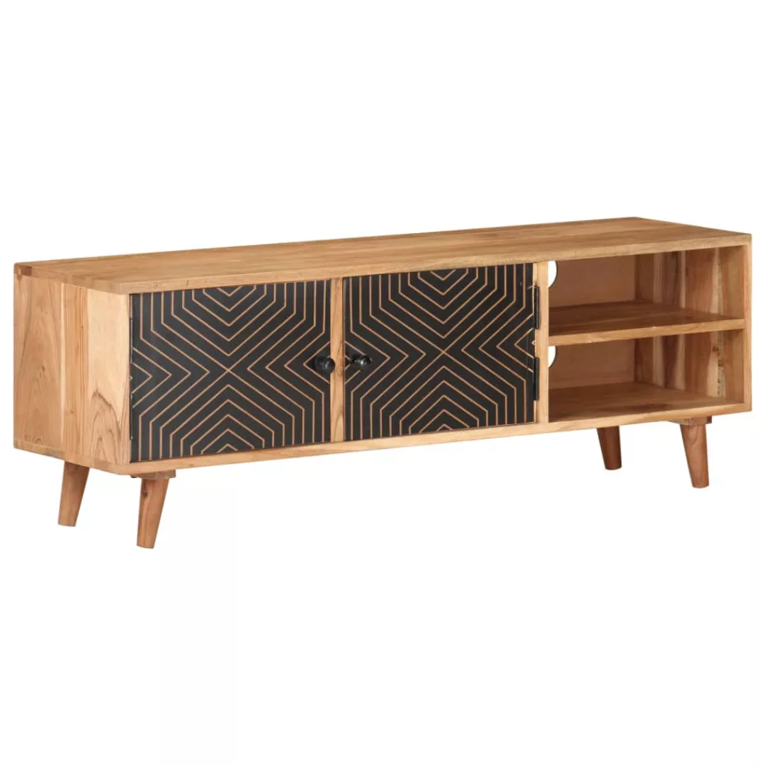Tv-schrank 115x30x39 Cm Massivholz Akazie günstig online kaufen