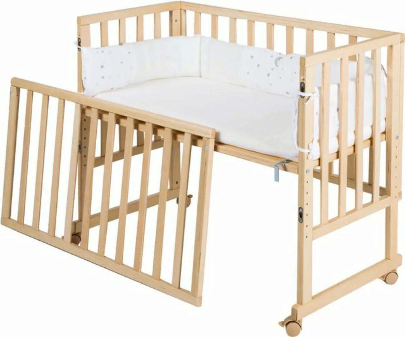 roba® Stubenbett »safe asleep® 3-in-1 Sternenzauber, natur«, (4 tlg.) günstig online kaufen