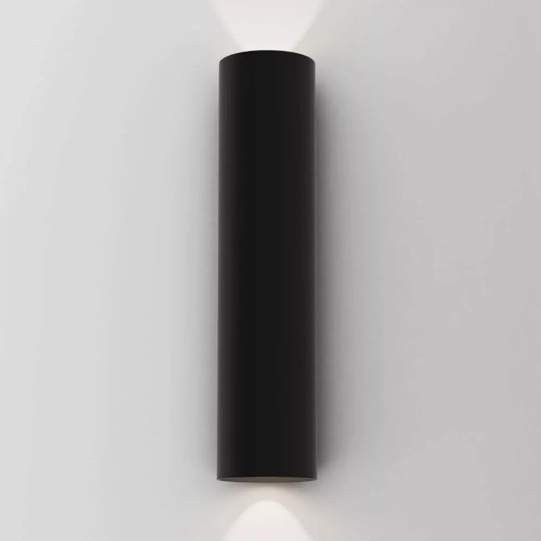 LED Wandleuchte Yuma in Schwarz-matt 2x 6W 346lm 300mm günstig online kaufen