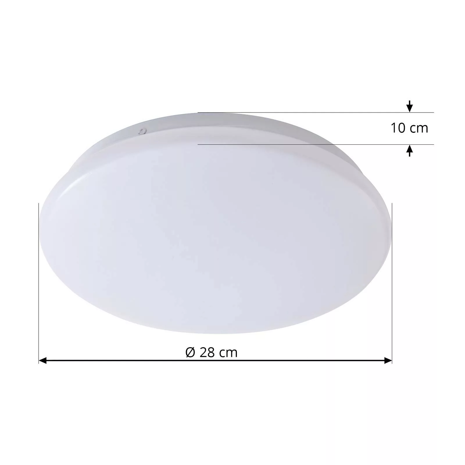 Lindby LED-Deckenleuchte Emeryn, CCT, dimmbar, weiß, Ø 28 cm günstig online kaufen