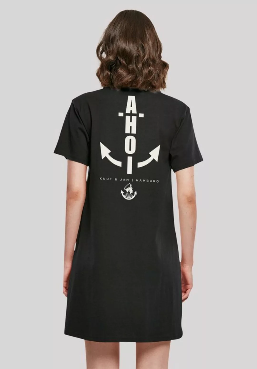 F4NT4STIC Shirtkleid "Ahoi Anker Knut & Jan Hamburg", Print günstig online kaufen