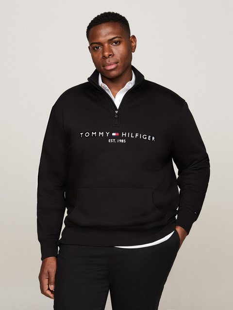 Tommy Hilfiger Big & Tall Sweatshirt BT-TOMMY LOGO MOCKNECK-B in Großen Grö günstig online kaufen